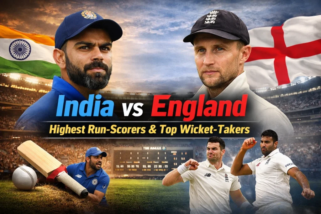 India vs England: Highest Run-Scorers and Top Wicket-Takers List