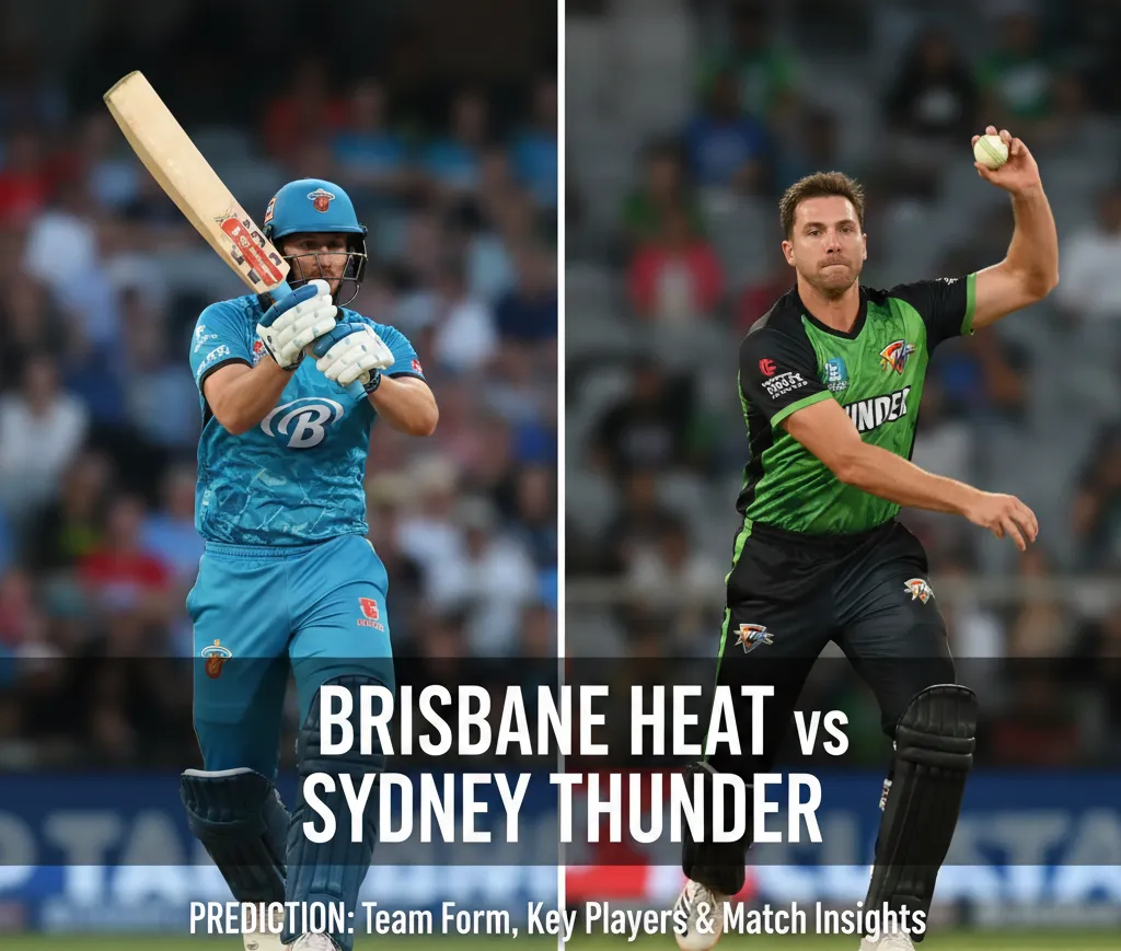 Brisbane Heat vs Sydney Thunder Prediction: Team Form, Key Players & Match Insights