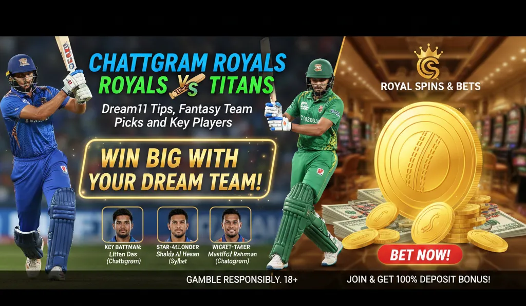 Chattogram Royals vs Sylhet Titans Dream11 Tips, Fantasy Team Picks and Key Players