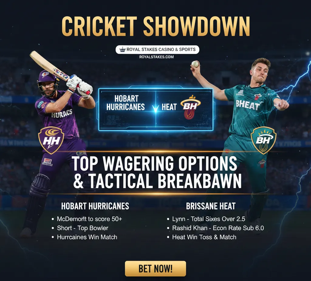 Hobart Hurricanes vs Brisbane Heat: Top Wagering Options and Tactical Breakdown