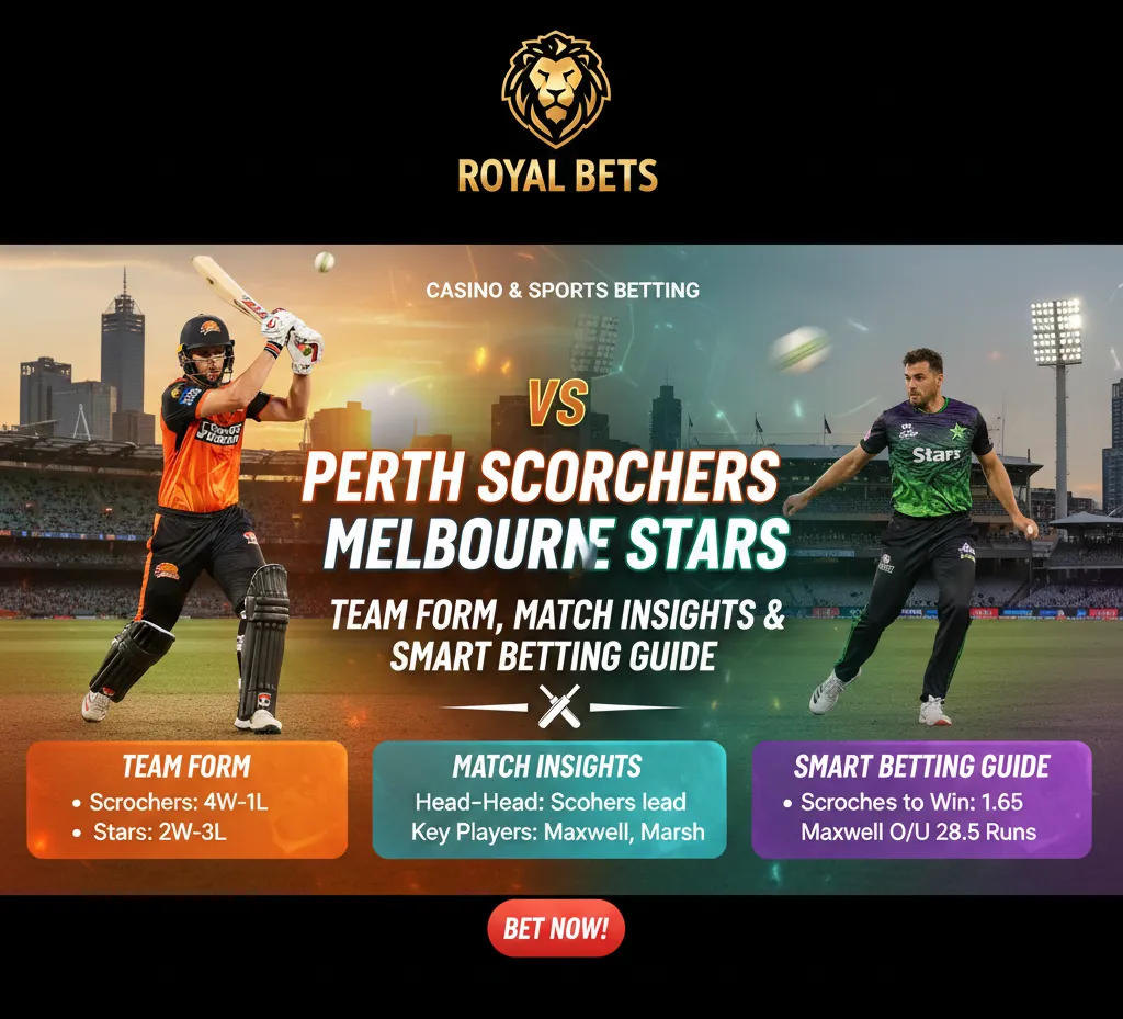 Perth Scorchers vs Melbourne Stars: Team Form, Match Insights & Smart Betting Guide