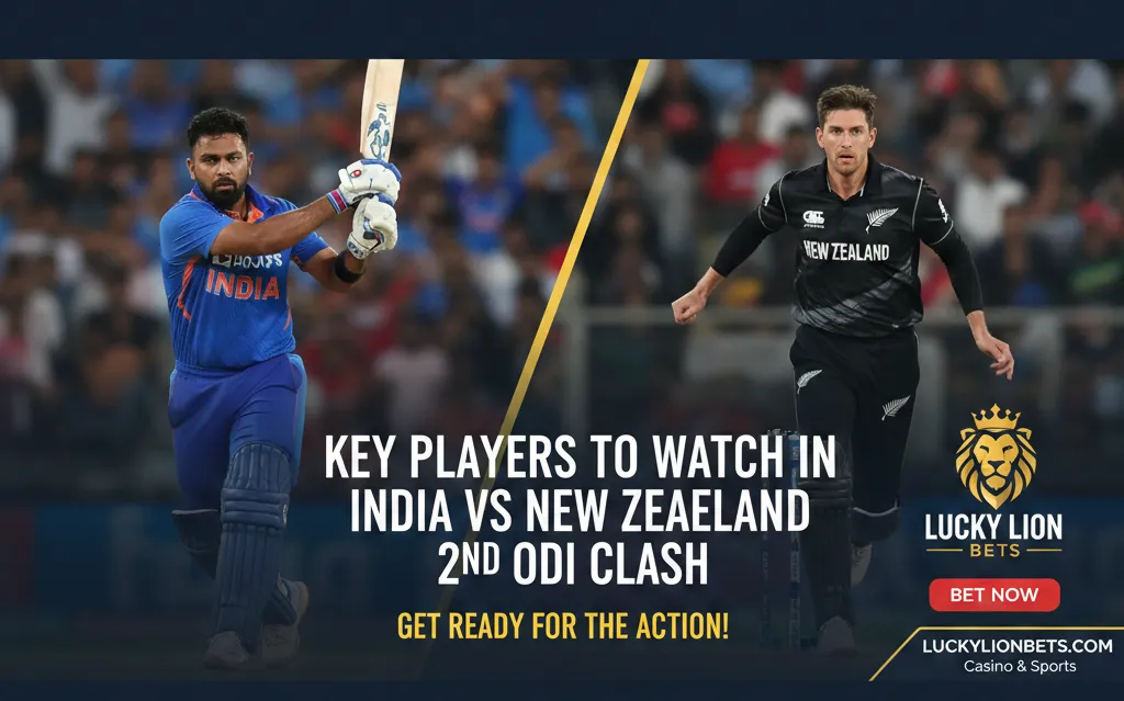 Key Players to Watch in india vs new zealand 2nd odi Clash